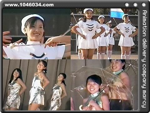 中学生のパンチラ動画？バトントワリング部で頑張る女子中学生！？